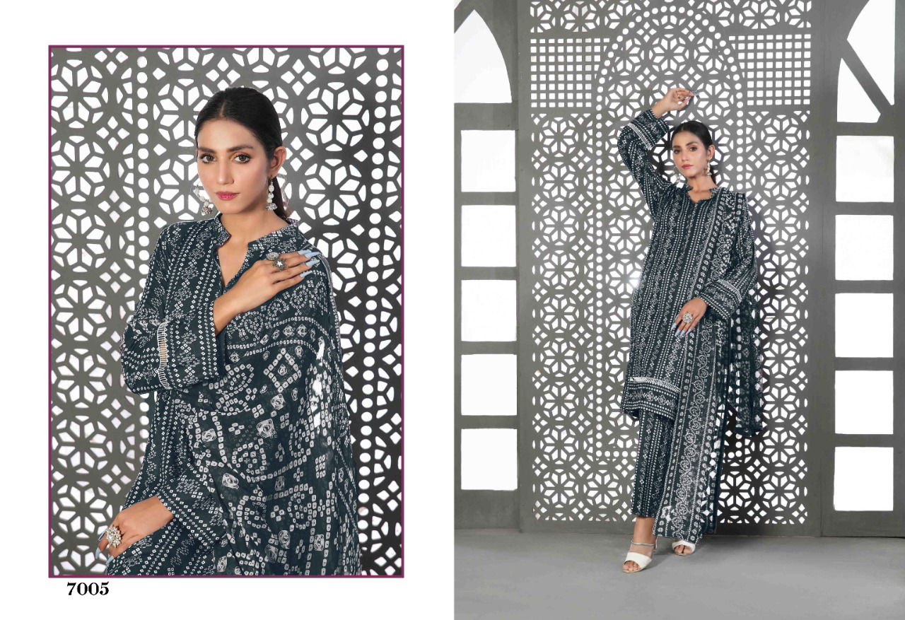 Tawakkal Amna Sohail Designer Wear Wholesale Printed Cotton Dress Material